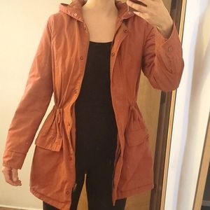 Pinkish red Forever 21 utility jacket. Size Medium